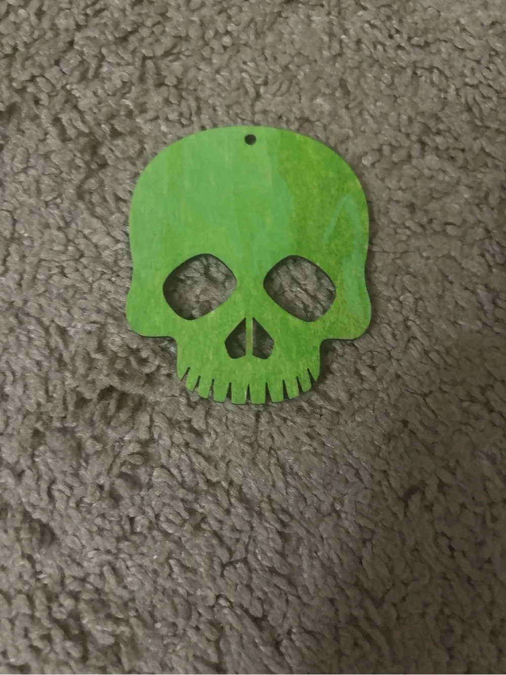 Green Skull Party Hanging Decor - Home Party Supplies